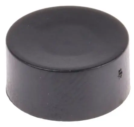 Produktfoto 1 von APEM Drucktastenkappe Schwarz für Serie Apem 10400 (Druckschalter)