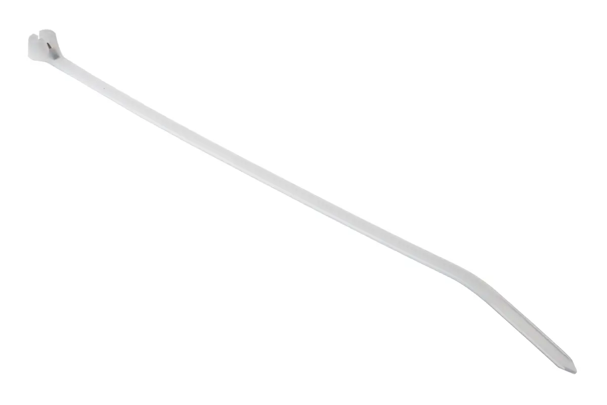 Produktfoto 1 von Thomas & Betts Ty-Rap Nylon 6.6 Kabelbinder Edelstahl-Widerhakenverriegelung Natur 3.56 mm x 140 mm