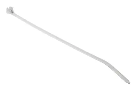 Produktfoto 1 von Thomas & Betts Ty-Rap Nylon 6.6 Kabelbinder Edelstahl-Widerhakenverriegelung Natur 3.56mm x 140 mm