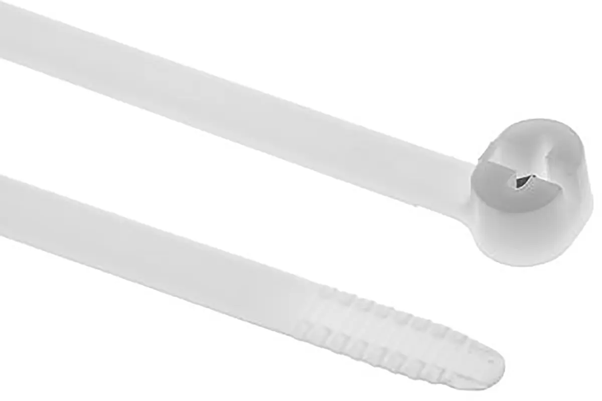 Produktfoto 1 von Thomas & Betts Ty-Rap Nylon 6.6 Kabelbinder Nicht lösbar Natur 6.86 mm x 340.36 mm