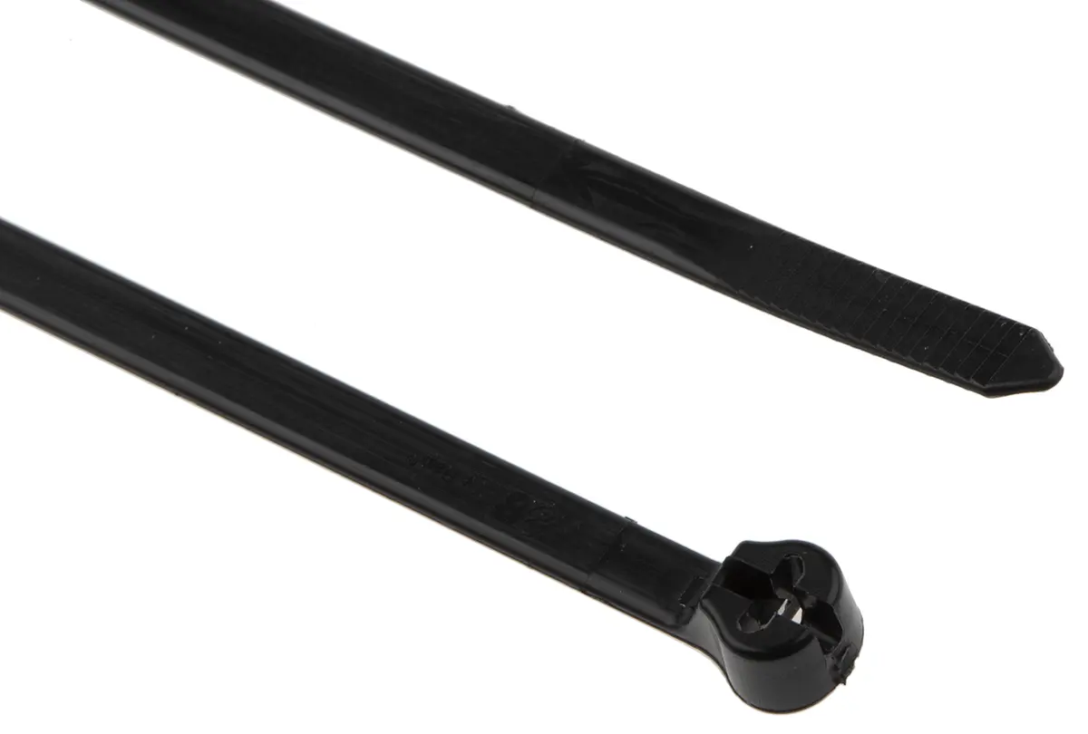 Produktfoto 1 von Thomas & Betts Ty-Rap Nylon 6.6 Kabelbinder Witterungsbeständig Schwarz 4.83 mm x 360.68 mm