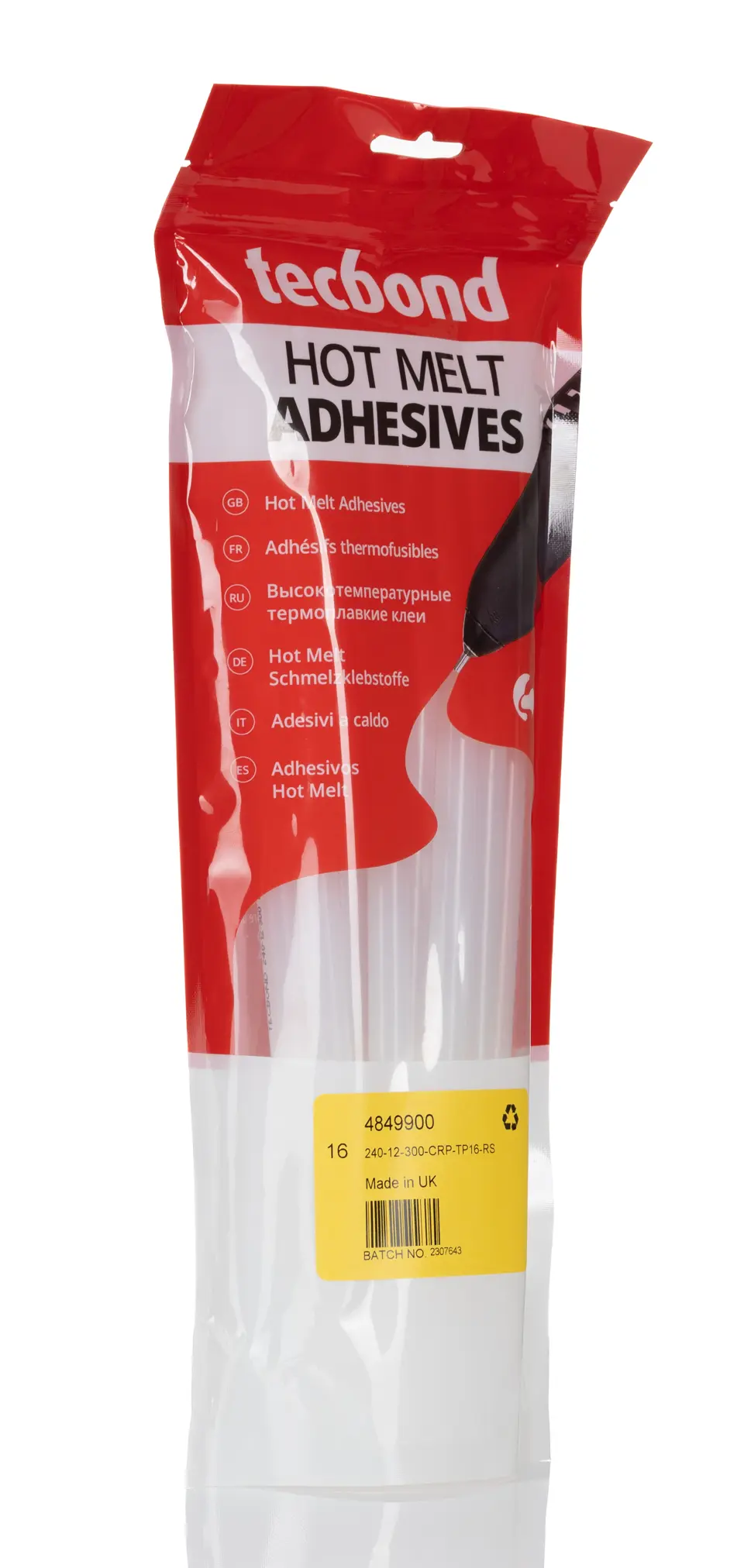 Produktfoto 1 von Power Adhesives Heißkleber Klar x 300 mm