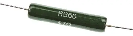 Produktfoto 1 von Vishay RWM 6x34 Gewickelt Widerstand, Axial 47 Ω 5 % / 8 W