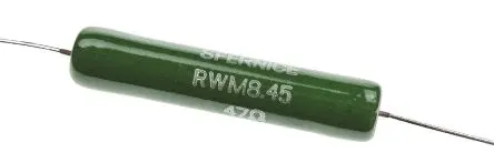 Produktfoto 1 von Vishay RWM 8x45 Gewickelt Widerstand, Axial 47 Ω 5 % / 11 W