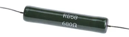 Produktfoto 1 von Vishay RWM 8x45 Gewickelt Widerstand, Axial 680 Ω 5 % / 11 W