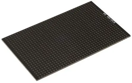 Produktfoto 1 von Vero Technologies Lochrasterplatine, Raster 2.54 mm, PCB-Bohrung 1.32 mm 39 Teilungen à 25 1.6 mm 104 mm Papier,