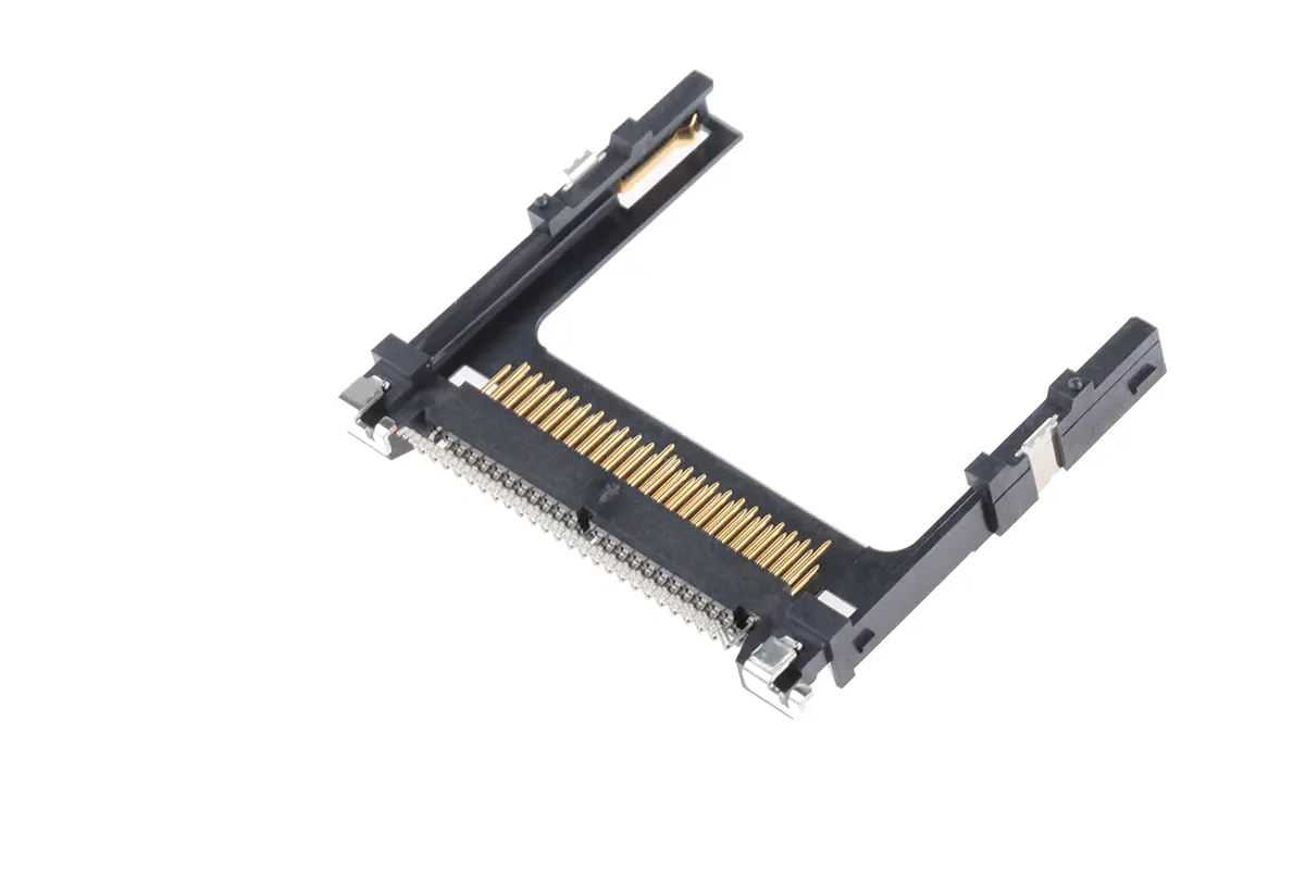 Produktfoto 1 von Molex 55364 Compact Flash, gewinkelt Steckverbinder für Speicherkarten Stecker, 50-polig / 2-reihig Lot, Raster 1.27 mm
