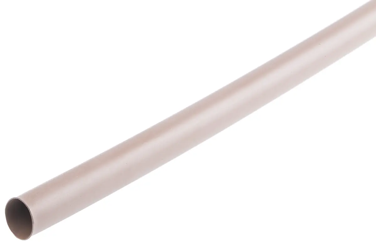Produktfoto 1 von TE Connectivity RNF-100 Wärmeschrumpfschlauch, Polyolefin Braun, Ø 9.5 mm Schrumpfrate 2:1, Länge 1.2m