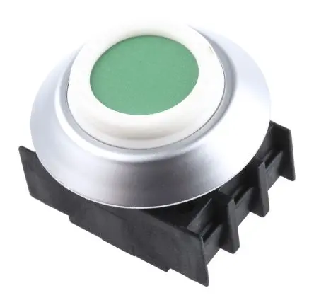 Produktfoto 1 von Schmersal Elan Drucktastenkopf Ø 22 mm, Grün Rund Rund ABS, IP69