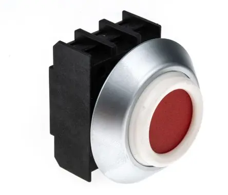 Produktfoto 1 von Schmersal Elan Drucktastenkopf Ø 22 mm, Rot Rund Rund ABS, IP69