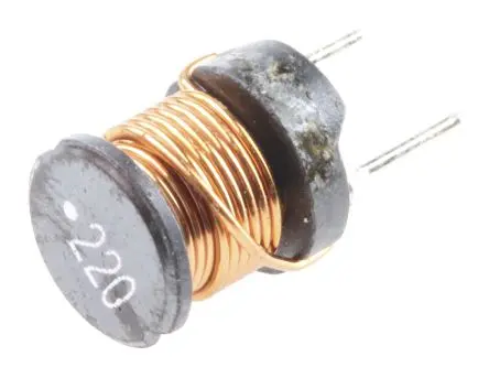 Produktfoto 1 von Wurth Elektronik WE-TI Induktivität radial, Ferrit-Kern, 22 μH, 2.3 A, Radial / R-DC 55 mΩ, Ø 8.3 mm, Ø 0.70 mm x 10 mm