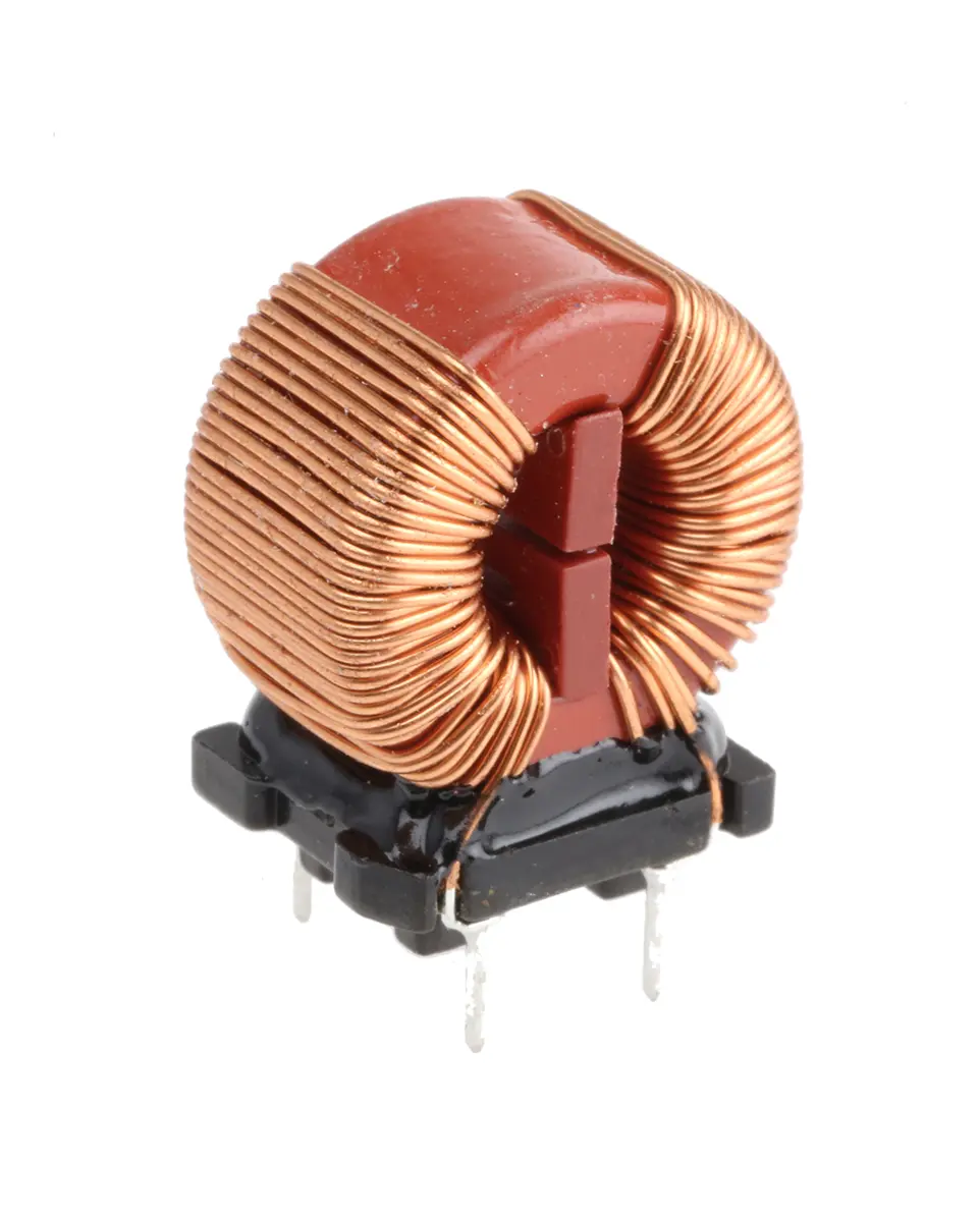 Produktfoto 1 von Wurth Elektronik WE-CMB HC 2 A Gleichtaktdrossel, 10 mH 125 mΩ 230 V / 10 kHz, 125 °C, -40 °C Radial