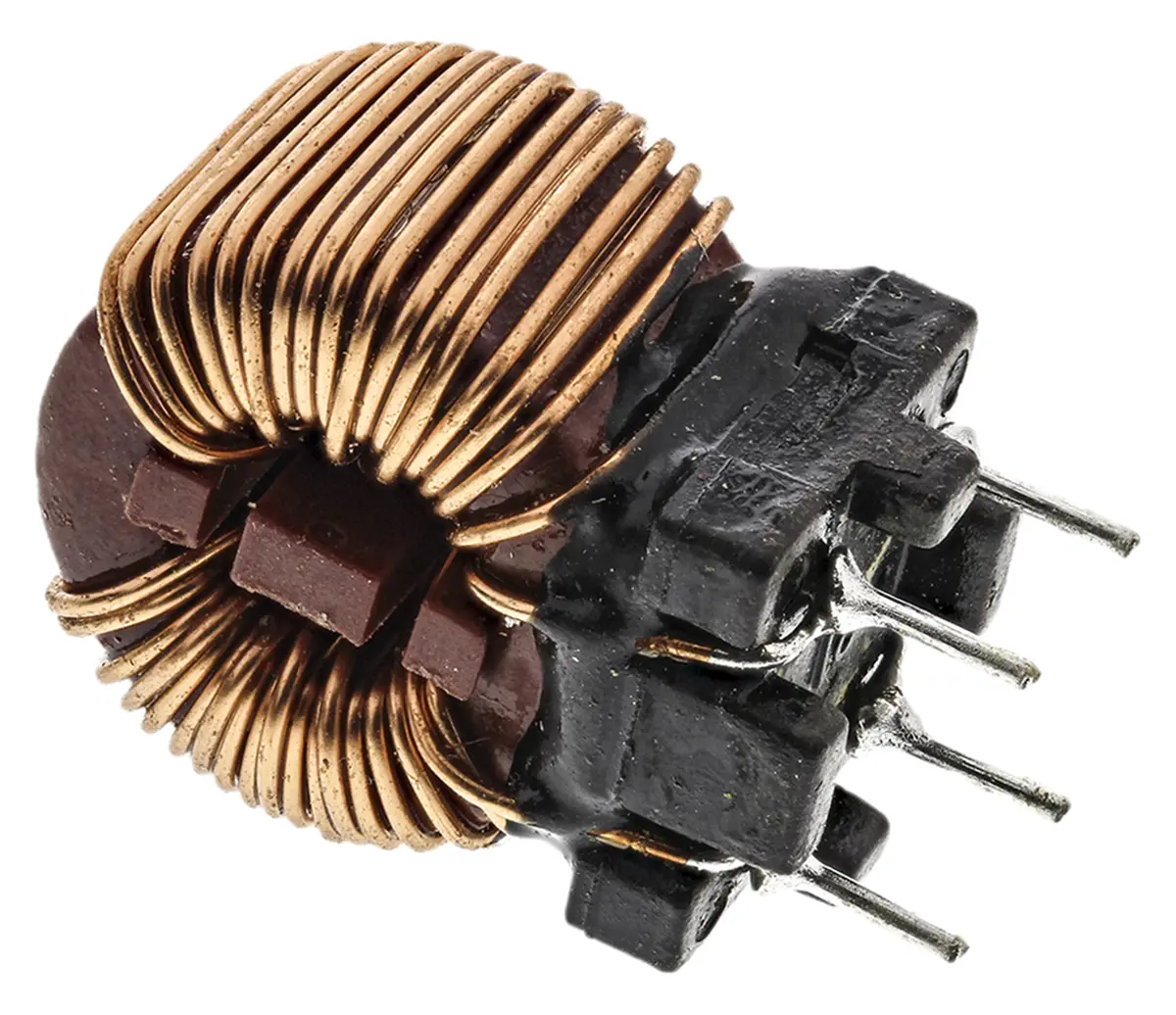 Produktfoto 1 von Wurth Elektronik WE-CMB Induktivität bedrahtet, Mangan-Zink-Kern, 2.2 mH, 2 A, Radial / R-DC 70 mΩ, Ø 17.5 mm, Ø 0.7 mm
