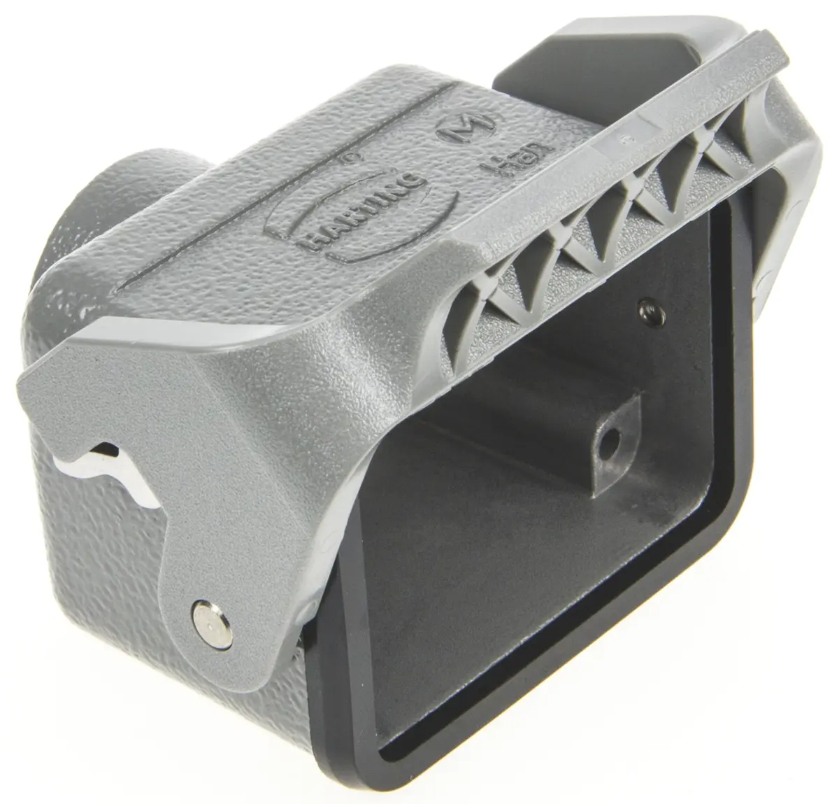 Produktfoto 1 von HARTING Han B Kappe für robusten Stromversorgungsstecker 1 Hebel 1, Kabel 6B Steckverbinderkappe, IP65