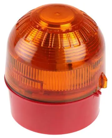Produktfoto 1 von Klaxon Sonos Xenon Filament/Warnsummer Signalleuchte 230V ac Gelb Basis, Ø 98 mm x 104 mm IP65