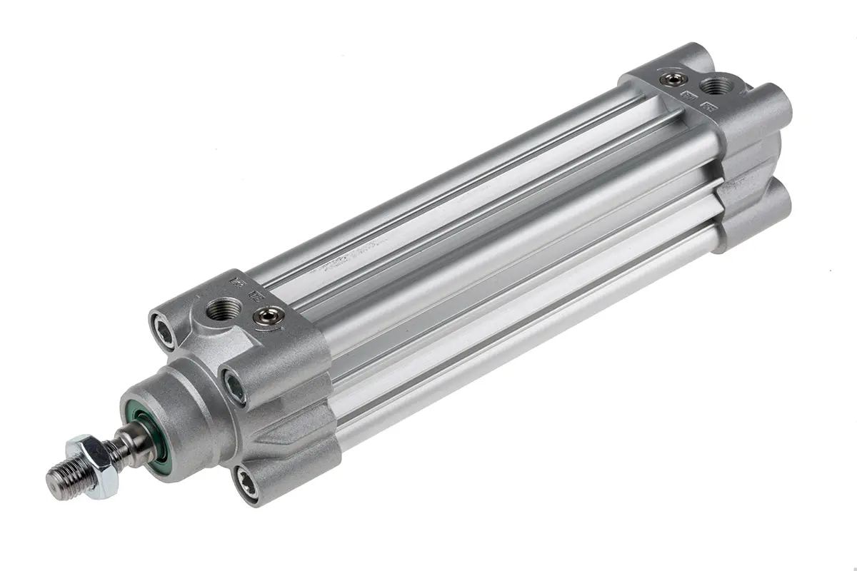 Produktfoto 1 von RS PRO CDEM Pneumatikzylinder 100 mm Doppeltwirkend, Bohrung Ø 32 mm, bis 10 bar