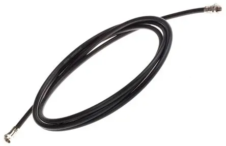 Produktfoto 1 von Radiall Cable Assembly Koaxialkabel Stecker, 75 Ω Stecker, 2 m, Typ F, Schwarz
