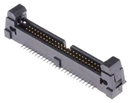 Produktfoto 1 von Samtec EHF Leiterplattenleiste Gerade, 50-polig / 2-reihig, Raster 1.27 mm Raster Oberfläche, Kabel-Platine, Ummantelt