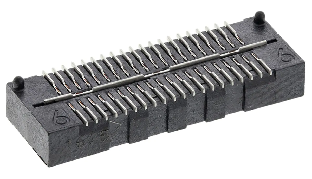 Produktfoto 1 von Samtec QSE Leiterplattenbuchse Gerade Oberfläche 40-polig / 2-reihig, Raster 0.8 mm Lot