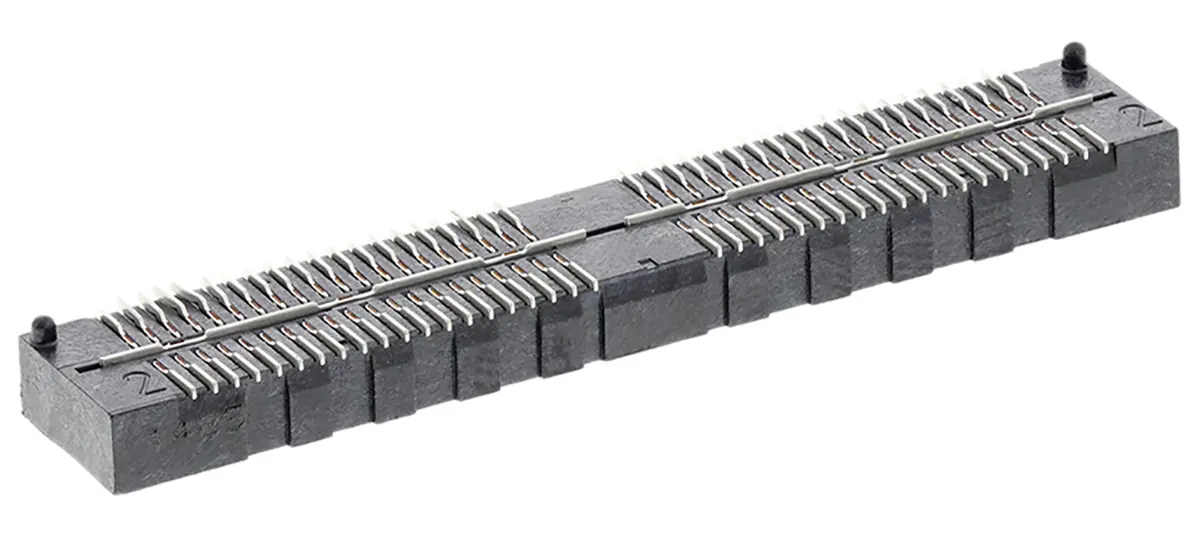Produktfoto 1 von Samtec QSE Leiterplattenbuchse Gerade Oberfläche 80-polig / 2-reihig, Raster 0.8 mm Lot