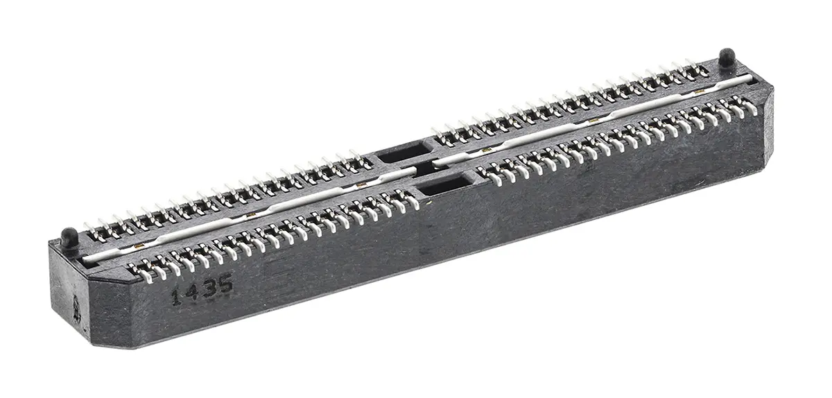 Produktfoto 1 von Samtec QTE Leiterplattenleiste Gerade, 80-polig / 2-reihig, Raster 0.8 mm Raster Oberfläche, Platine-Platine, Ummantelt