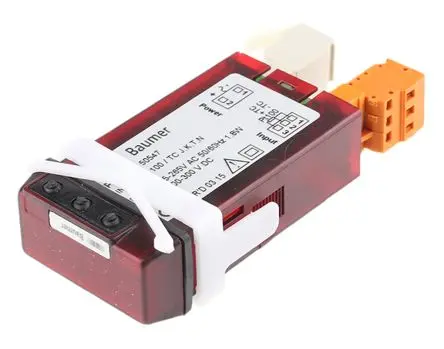 Baumer PA201 Ein-Aus-Temperaturregler Klemme/ Thermoelement, Typ K Eingang 300V dc Ein-Aus