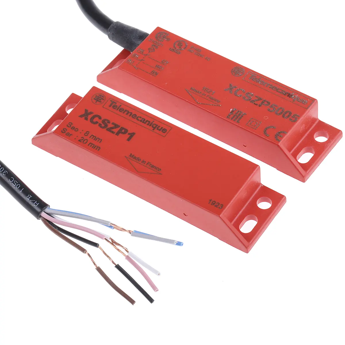 Produktfoto 1 von Telemecanique  Preventa XCS-DMP 5m Kabel Berührungsloser Sicherheitsschalter aus Kunststoff 24V dc, Öffner /