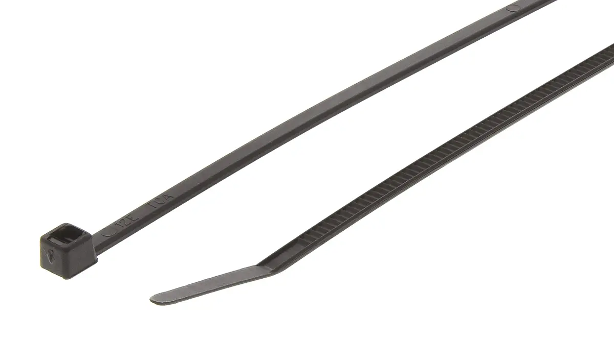 Produktfoto 1 von HellermannTyton T30LR Nylon 6.6 Kabelbinder Nicht lösbar Schwarz 3.3 mm x 260 mm