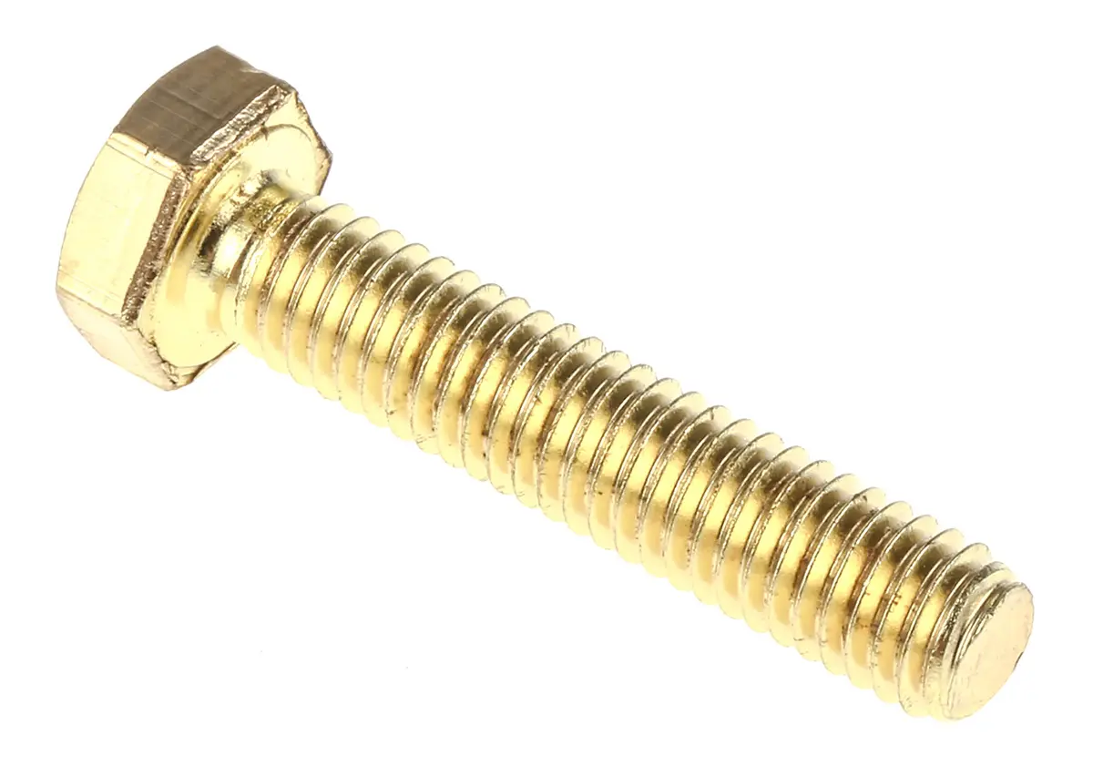 RS PRO M6 x 1.0 mm Sechskantschraube, Edelstahl glatt, DIN 933