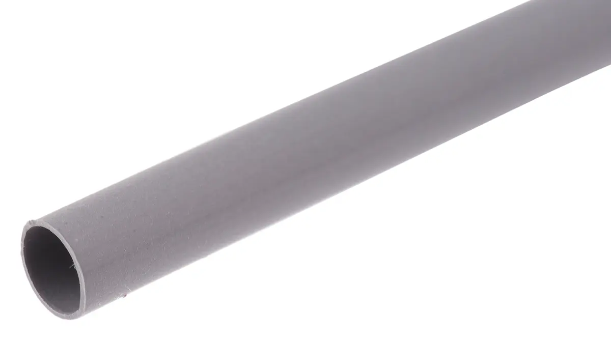 Produktfoto 1 von RS PRO Wärmeschrumpfschlauch, Polyolefin Grau, Ø 3.2 mm Schrumpfrate 2:1, Länge 1.2m