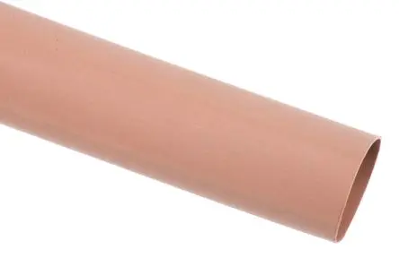 Produktfoto 1 von RS PRO Wärmeschrumpfschlauch, Polyolefin Braun, Ø 12.7 mm Schrumpfrate 2:1, Länge 1.2m