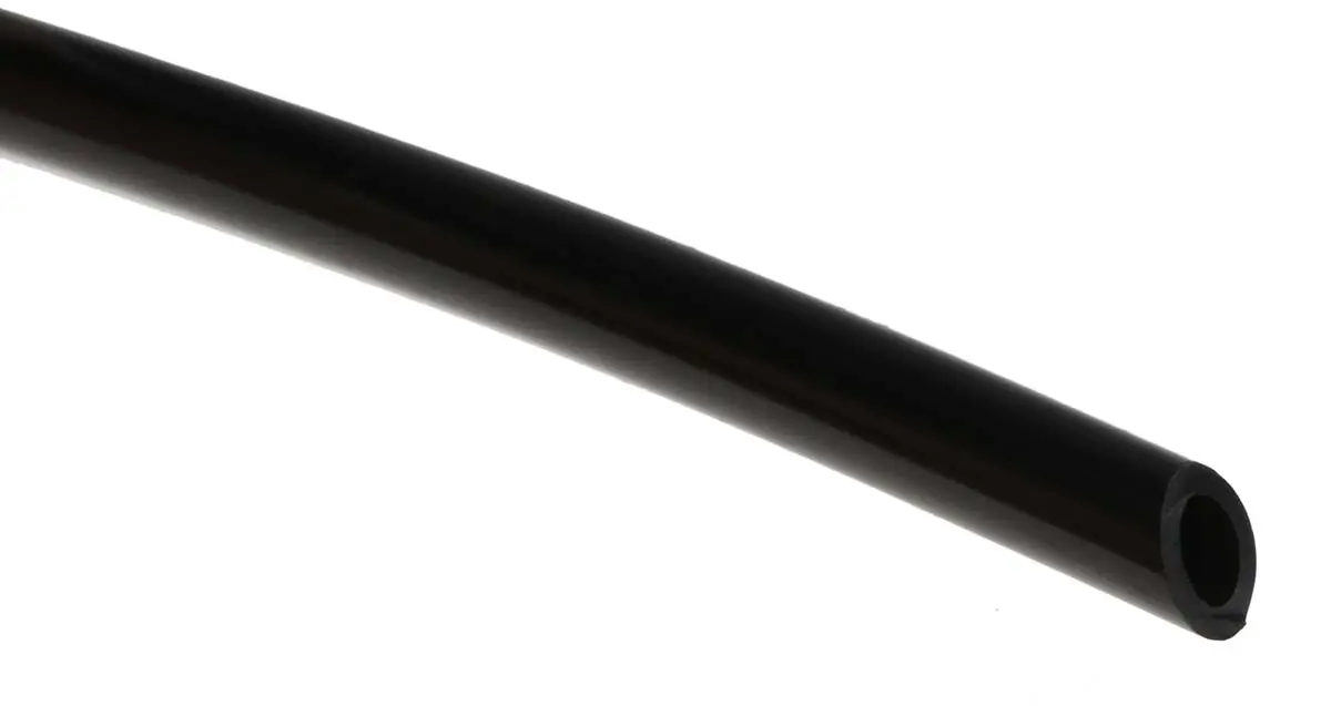 Produktfoto 1 von RS PRO NMF Druckluftrohr Nylon Schwarz 4 mm x 30 m bis 26 bar