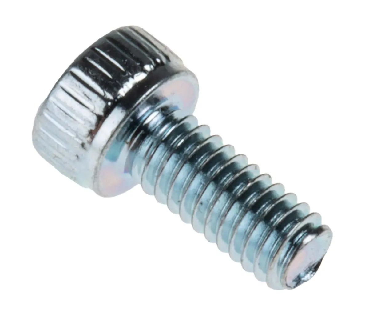 Produktfoto 1 von RS PRO Zylinderkopf Innensechskantschraube, Stahl verzinkt, M2.5 x 0.45mm, 6mm