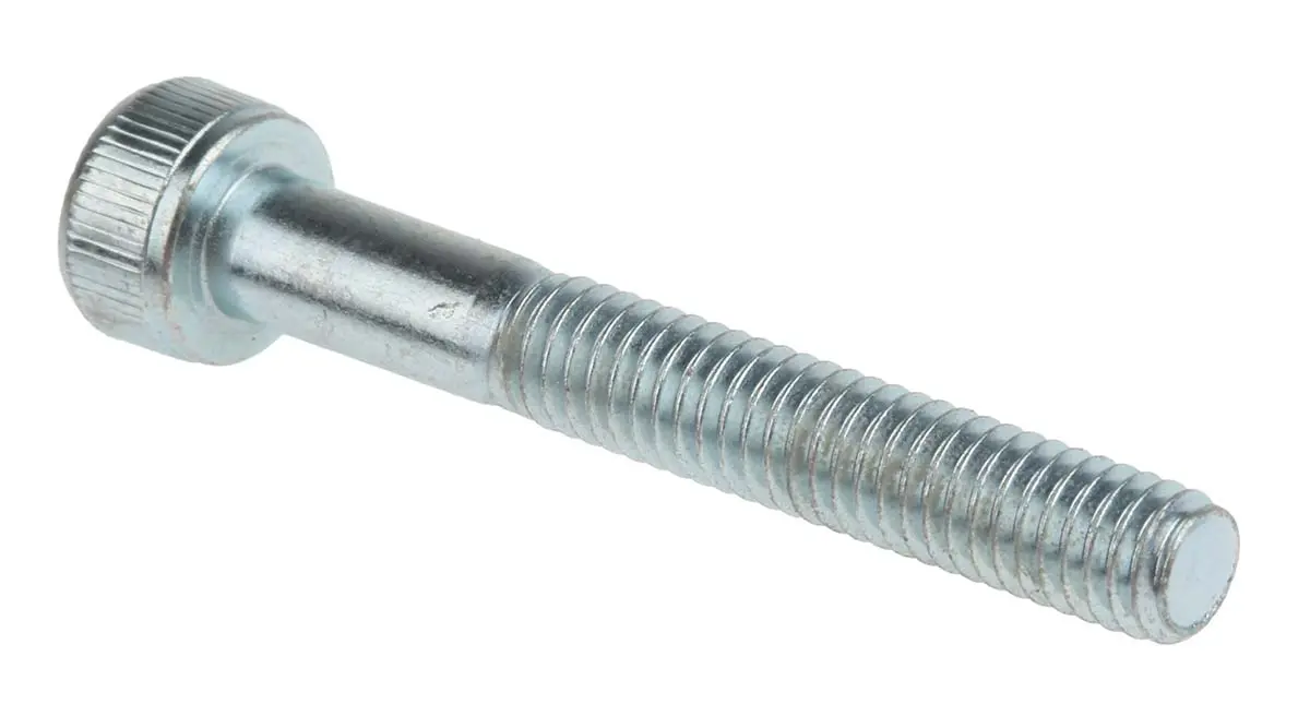 Produktfoto 1 von RS PRO Zylinderkopf Innensechskantschraube, Stahl verzinkt, M4 x 0.7mm, 30mm