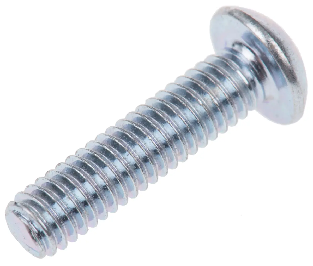 Produktfoto 1 von RS PRO Linsenkopf Innensechskantschraube, Stahl verzinkt, M4 x 0.7mm, 16mm