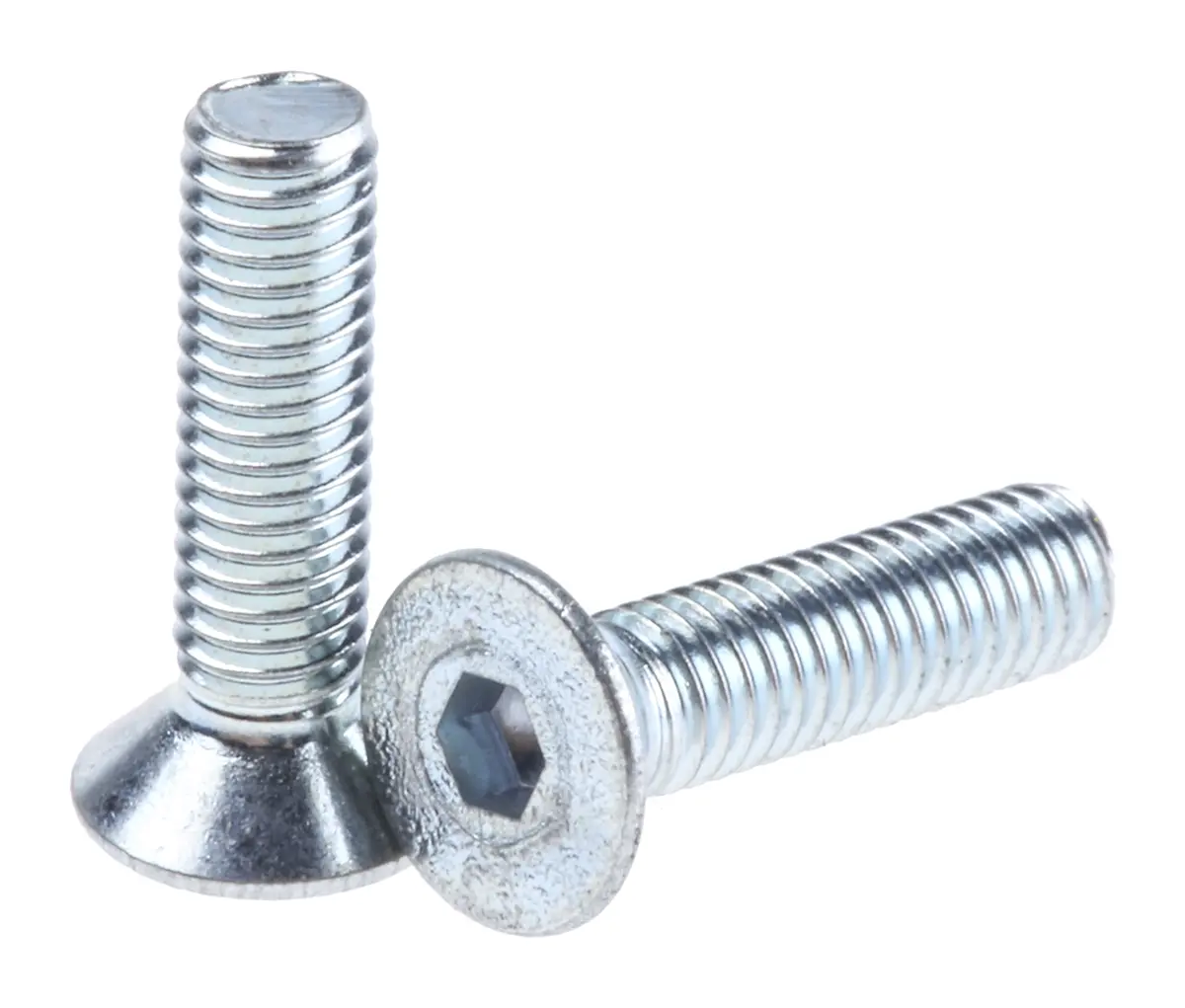 Produktfoto 1 von RS PRO Senkkopf Innensechskantschraube, Stahl verzinkt, M3 x 0.5mm, 12mm