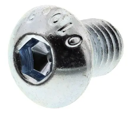 Produktfoto 1 von RS PRO Innensechskant Linsenkopf Innensechskantschraube, Stahl Glanzzink, M8, M8 12 mm