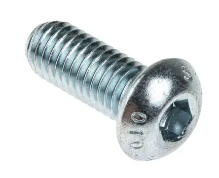Produktfoto 1 von RS PRO Innensechskant Linsenkopf Innensechskantschraube, Stahl Glanzzink, M8, M8 20 mm