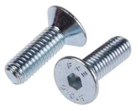Produktfoto 1 von RS PRO Innensechskant Senkkopf Innensechskantschraube, Stahl glatt, M5, M5 16 mm