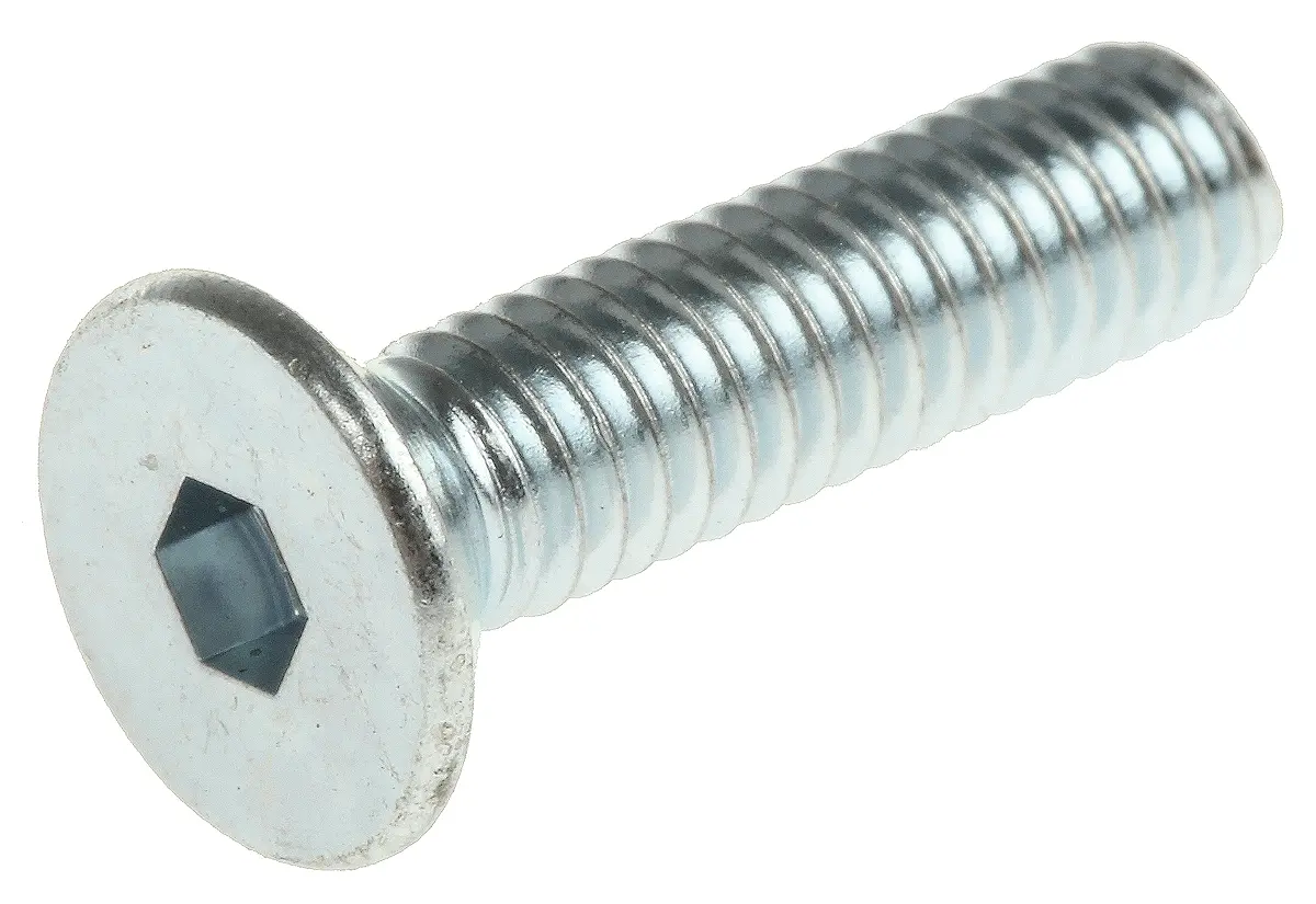 RS PRO Senkkopf Innensechskantschraube, Stahl verzinkt, M4 x 0.7mm, 16mm