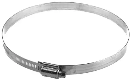 Produktfoto 1 von HI-TORQUE Edelstahl Schlauchschelle Schneckengewinde, mit Schlitzsechskantschraube 200 mm