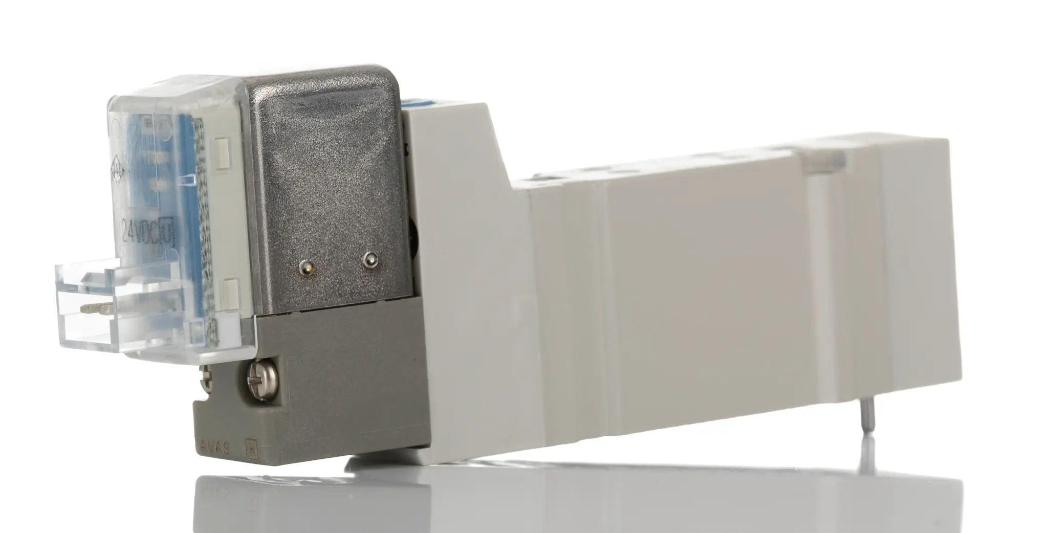 Produktfoto 1 von SMC SY3000 Pneumatik-Steuerventil 5/2 Verteiler, Magnet/Pneumatisch-betätigt 24V dc