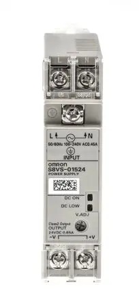 Produktfoto 1 von Omron S8VS DIN-Schienen Netzteil Geschalteter Modus 264V ac AC / 650 mA 24V dc DC 15 W