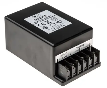 Produktfoto 1 von OEP Linearnetzteil, 400 mA 12V 2 Ausg. L. 119 mm 9.6 W B. 69mm T. 51.3 mm