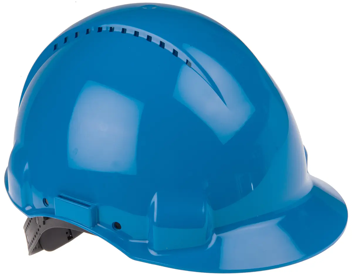 Produktfoto 1 von 3M PELTOR Peltor Sicherheitshelm Belüftet Verstellbar Hochdichtes Polyethylen Blau