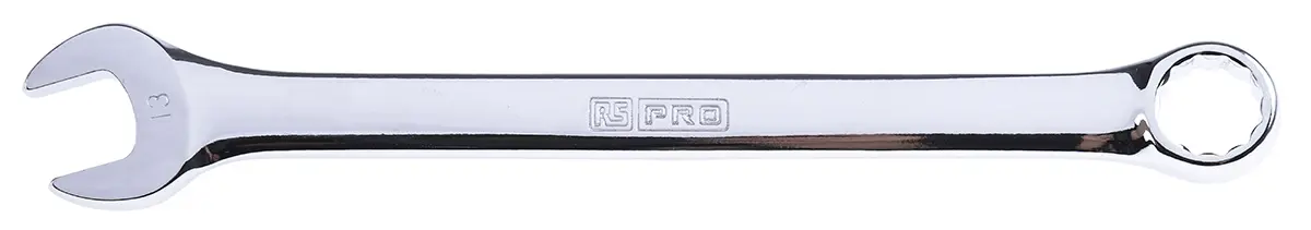 Produktfoto 1 von RS PRO Ring-Maulschlüssel 13 mm, CrV-Stahl