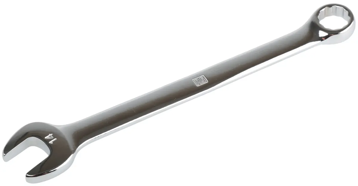 Produktfoto 1 von RS PRO Ring-Maulschlüssel 14 mm, CrV-Stahl