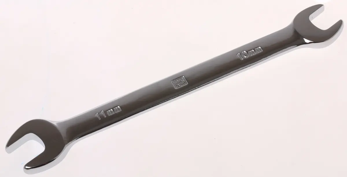 Produktfoto 1 von RS PRO Doppelgabelschlüssel Stück, CrV-Stahl, Länge 146 mm