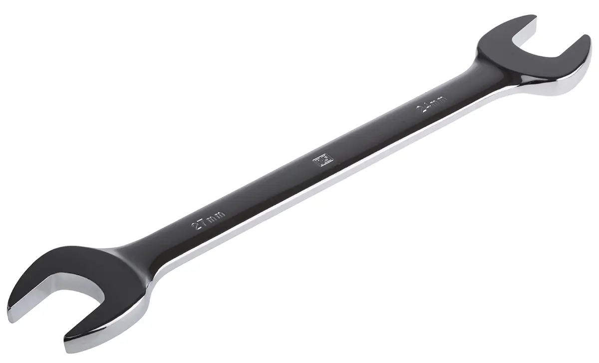 Produktfoto 1 von RS PRO Doppelgabelschlüssel Metrisch, CrV-Stahl, Länge 293 mm
