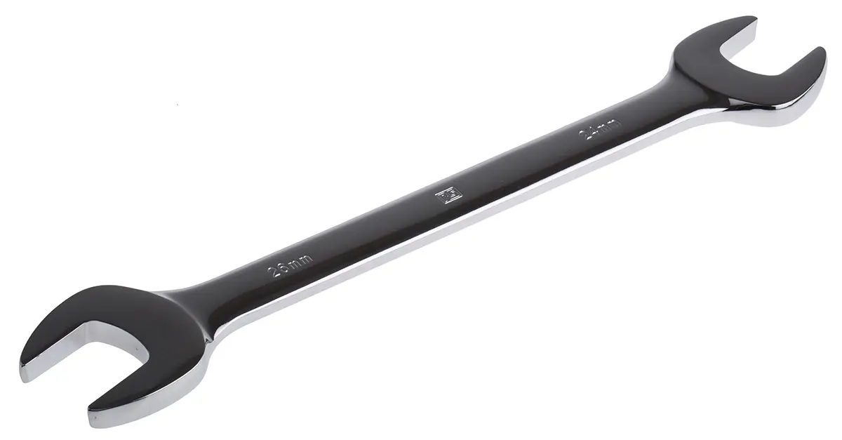 Produktfoto 1 von RS PRO Doppelgabelschlüssel Metrisch, CrV-Stahl, Länge 293 mm